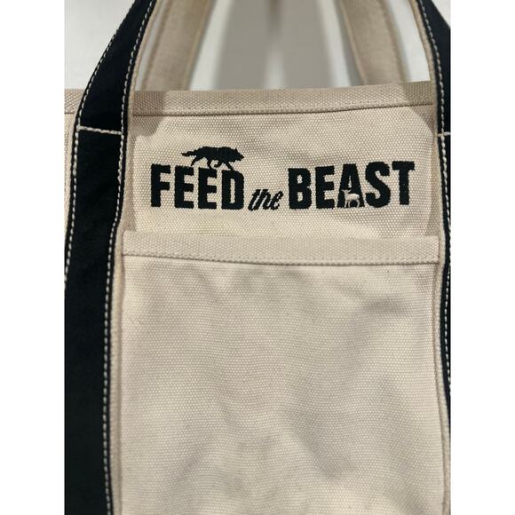 Lands End Feed The Beast Canvas Tote - Picture 3 of 11